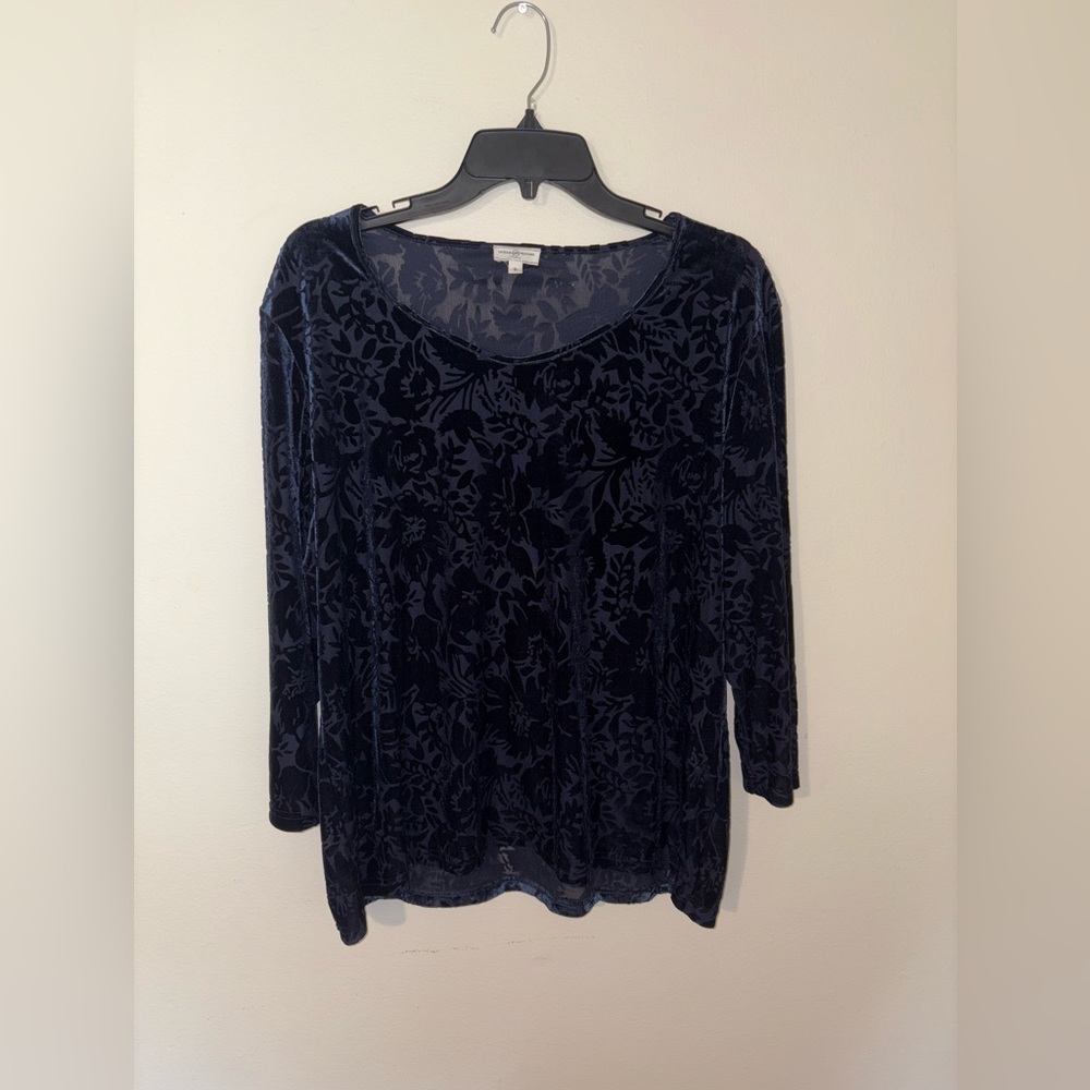 Un Jour Alleurs Women’s Velvet Top Size US 2XL